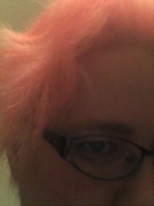 It looked more red in person; I used hair "chalk" for St Stephen's Day and Holy Innocents.